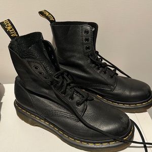 Lace up dr. marten boots